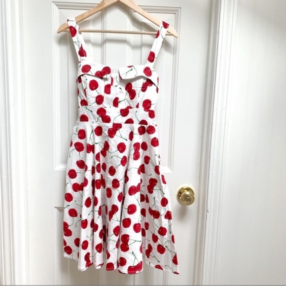 Modcloth Cherry Print Mini Dress - Picture 6 of 8